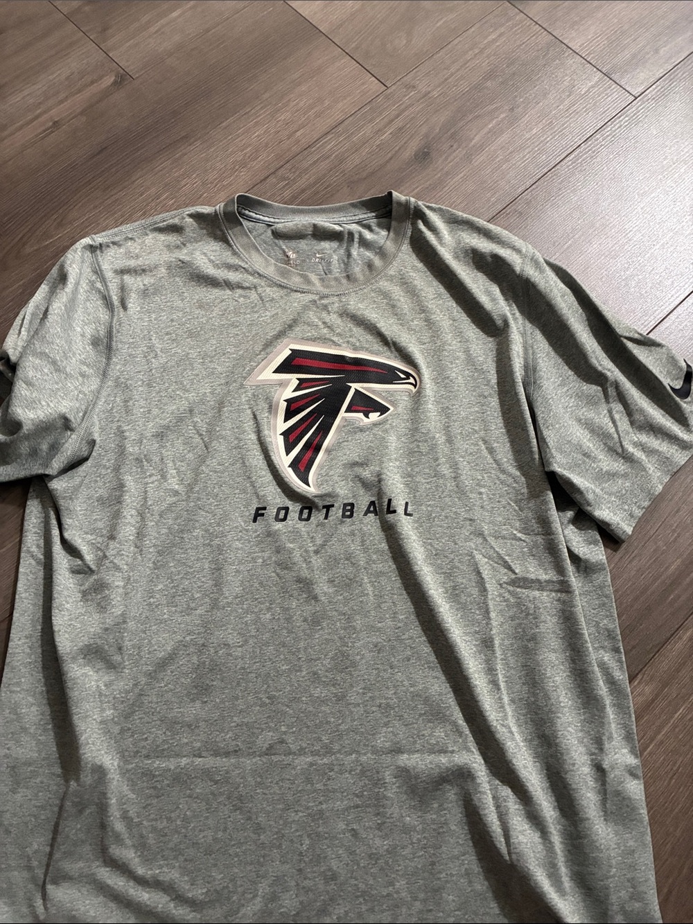 Nike Gray Atlanta Falcons Short Sleeve Logo Tee